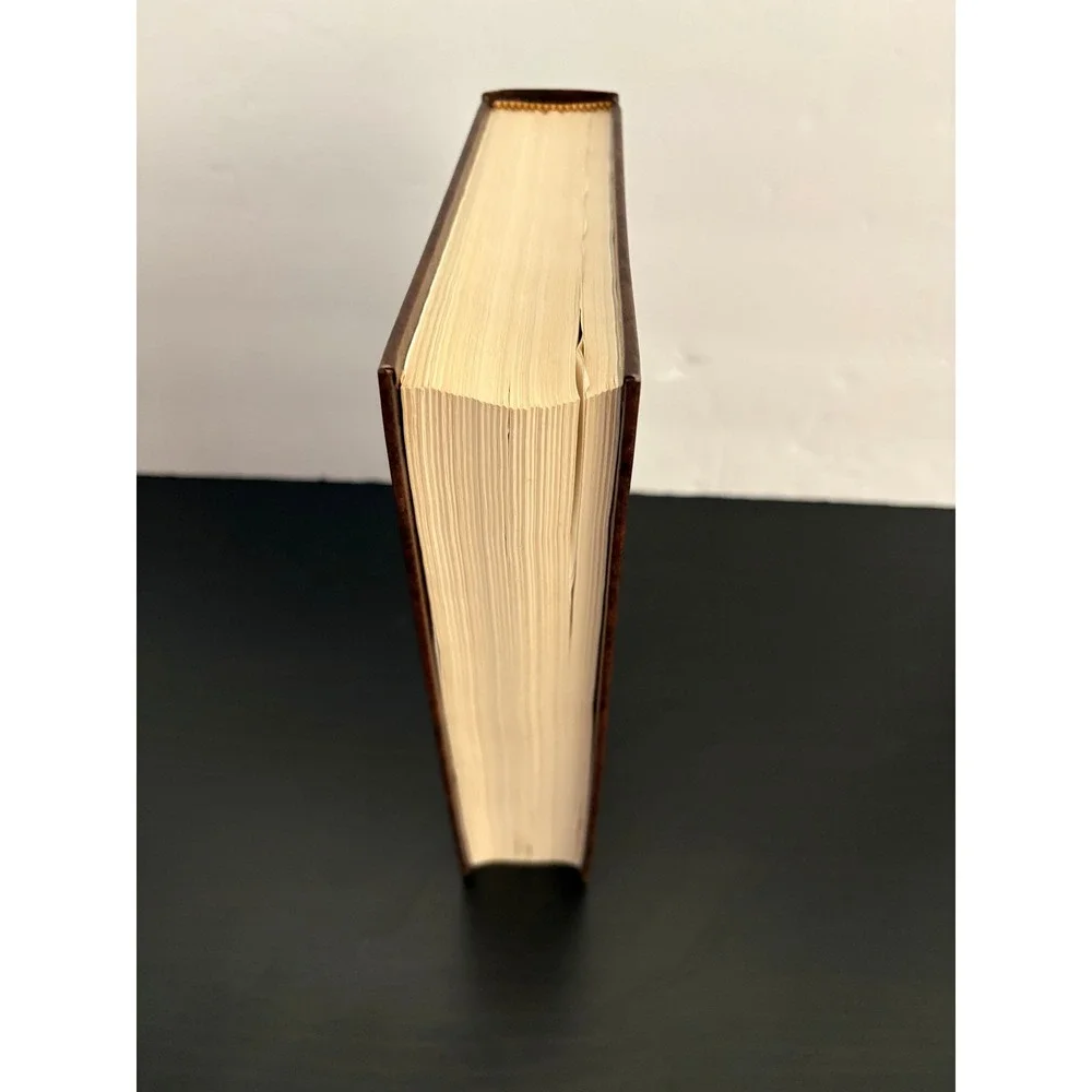 Moody Press Ryrie Study Bible KJV Brown Faux Leather 1978 Edition Hardcover